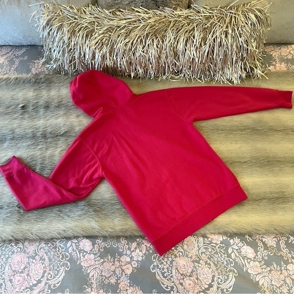 DALLAS TEXAS Hot Pink Zip Up Kangaroo Pocket Long sleeve Hoodie Sweatshirt S - Picture 9 of 10